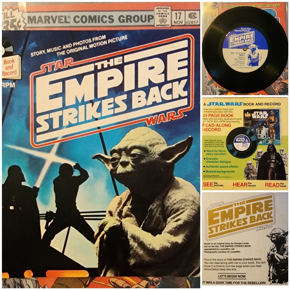 Star Wars: # 451 Read Along Book 33 1/3 Record 1980